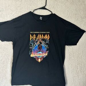 Def Leppard/ Journey  The Summer Tour  t shirt 2024 XXL. Casual Comfort Grunge